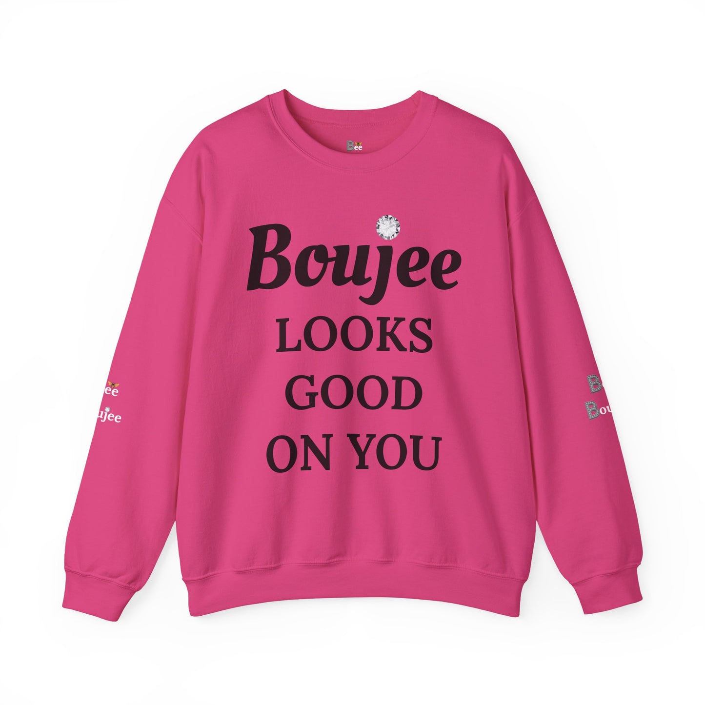 Boujee Looks Good On You - Heavy Blend™ Light Colors Crewneck Sweatshirt