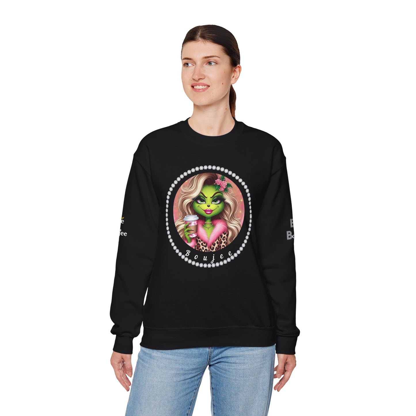 Boujee "Gritch" - Heavy Blend™ Dark Colors Crewneck Sweatshirt