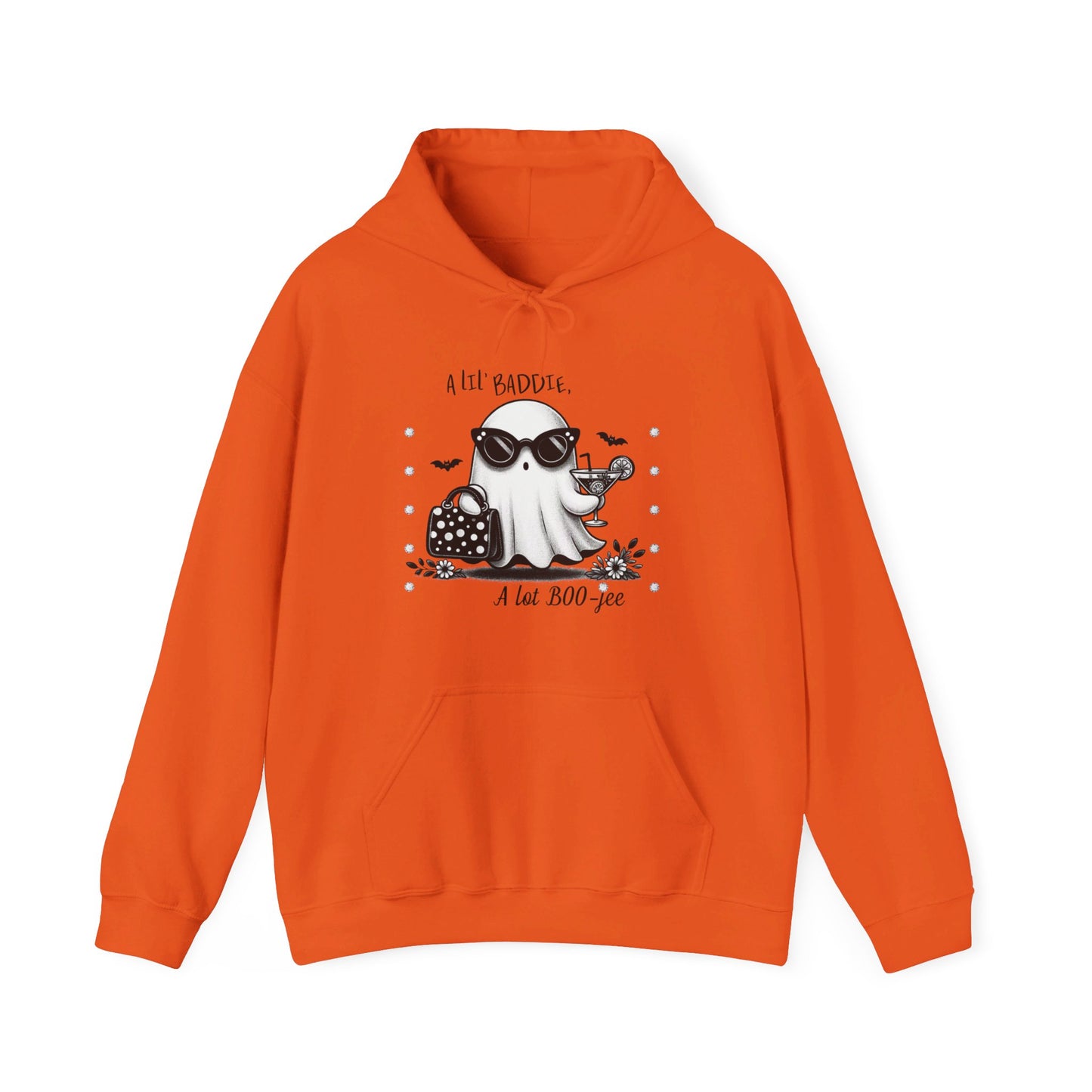 Halloween Booo in Boooujee Heavy Blend™ Hooded Sweatshirt