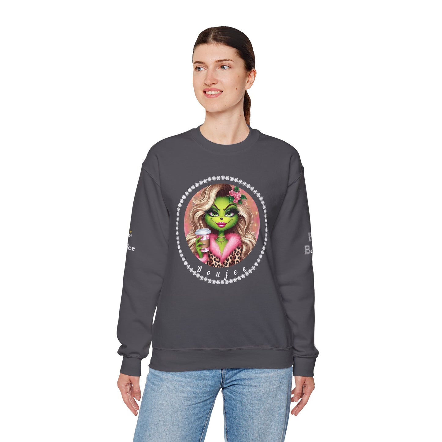 Boujee "Gritch" - Heavy Blend™ Dark Colors Crewneck Sweatshirt