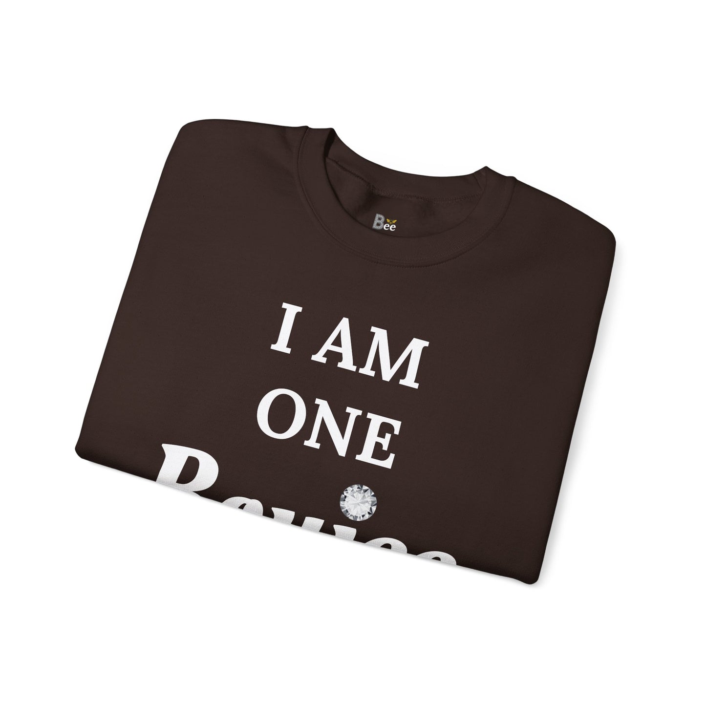 I Am One Boujee Bitch - Heavy Blend™ Dark Colors Crewneck Sweatshirt