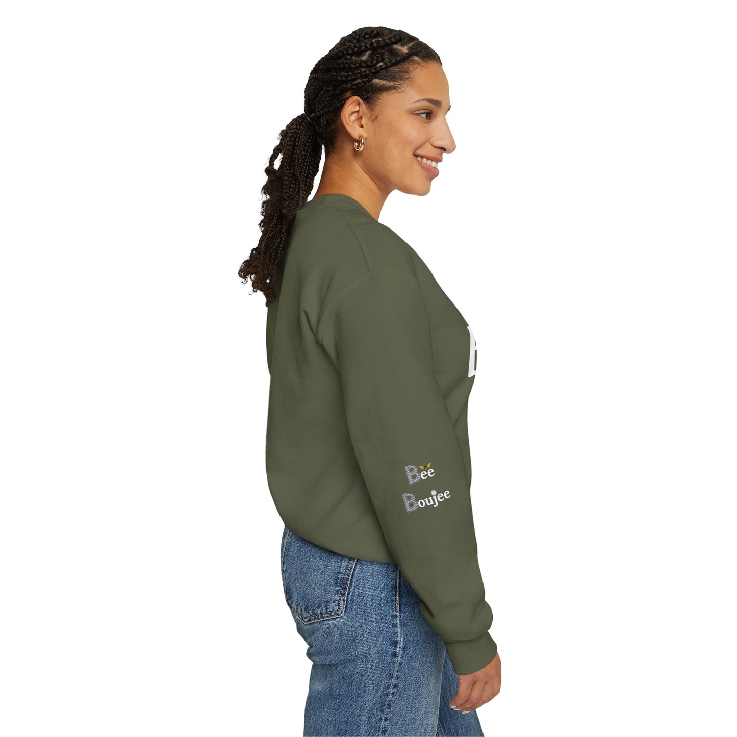 "Beeing" Boujee Ain't Easy- Heavy Blend™ Dark Colors Crewneck Sweatshirt
