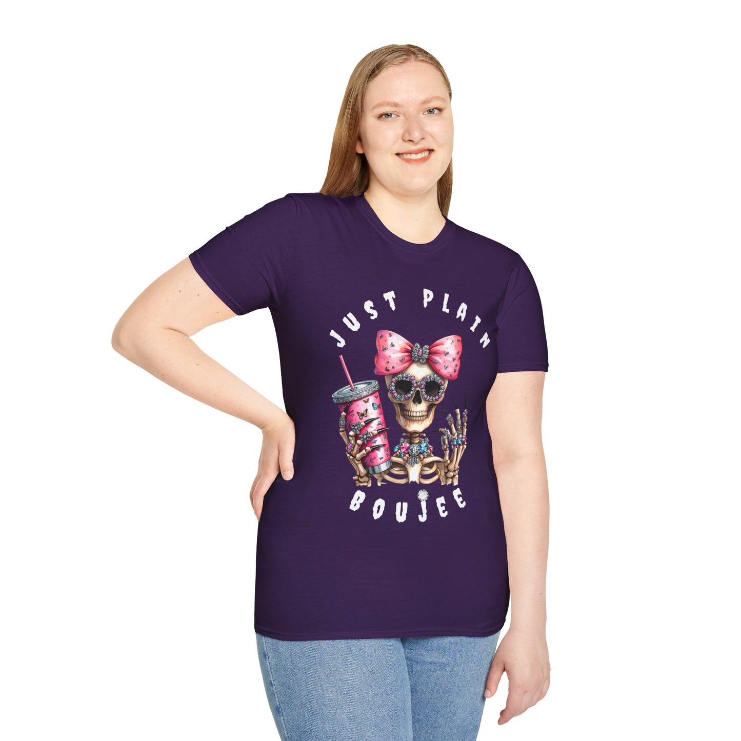 Halloween Just Plain Boujee - Softstyle T-Shirt