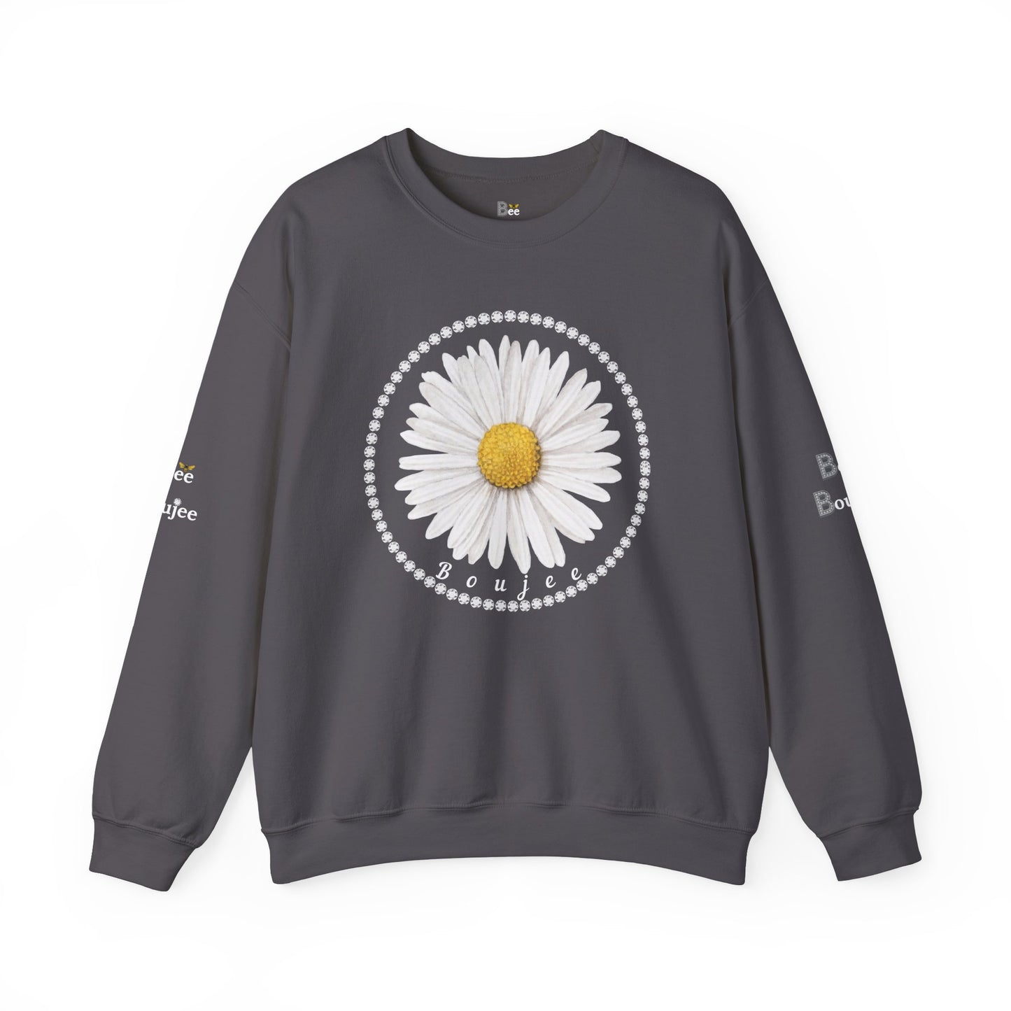 Boujee Daisy - Heavy Blend™ Dark Colors Crewneck Sweatshirt