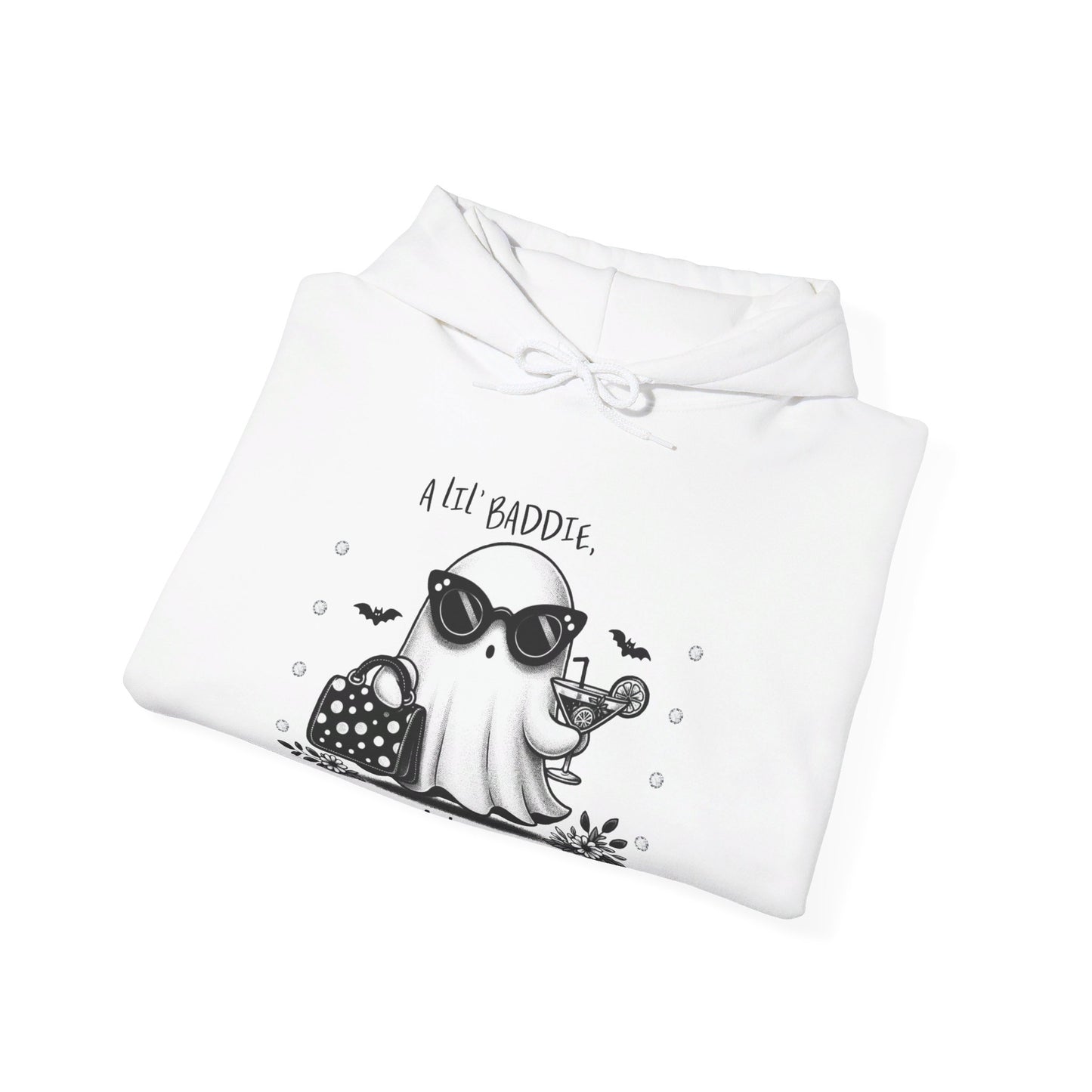Halloween Booo in Boooujee Heavy Blend™ Hooded Sweatshirt