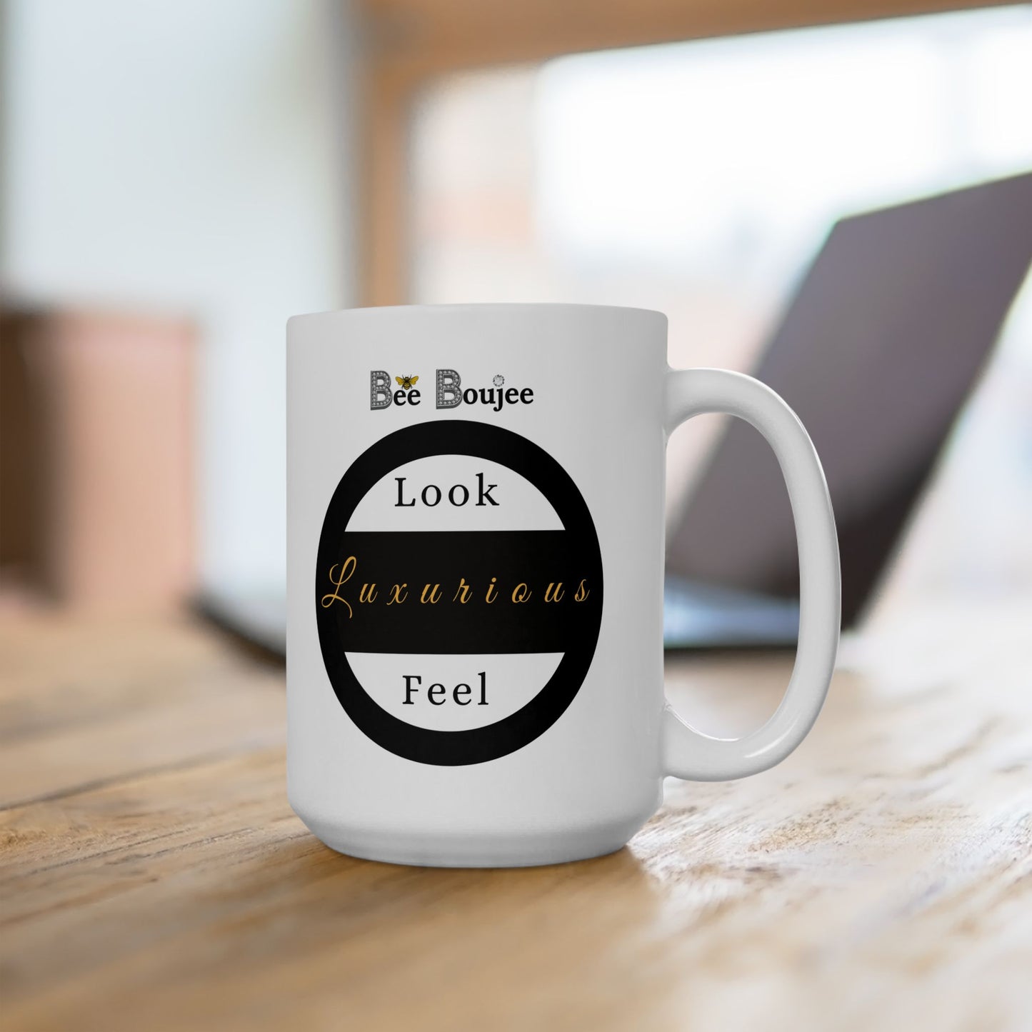 Budget Boujee - Mug WHITE 15oz
