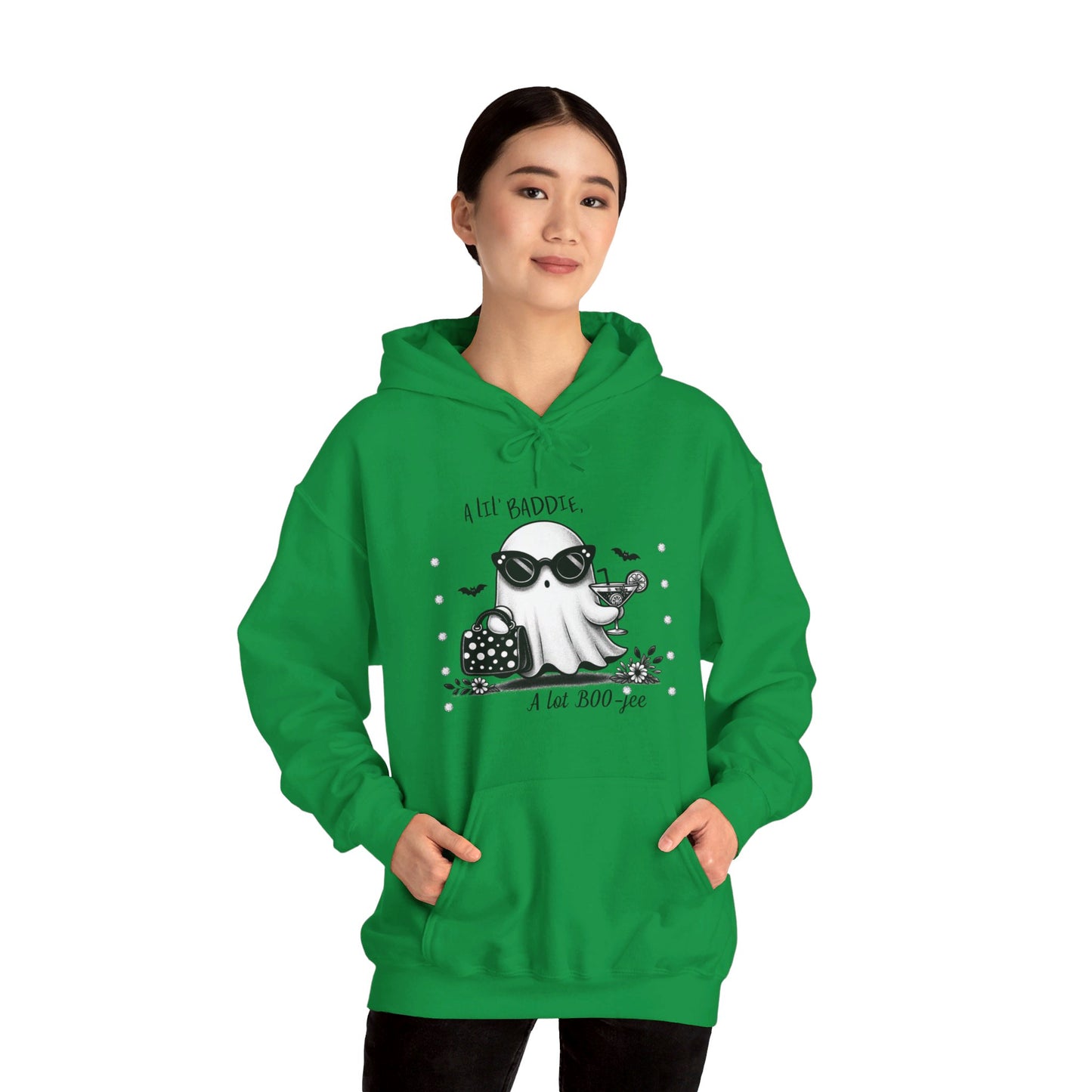 Halloween Booo in Boooujee Heavy Blend™ Hooded Sweatshirt
