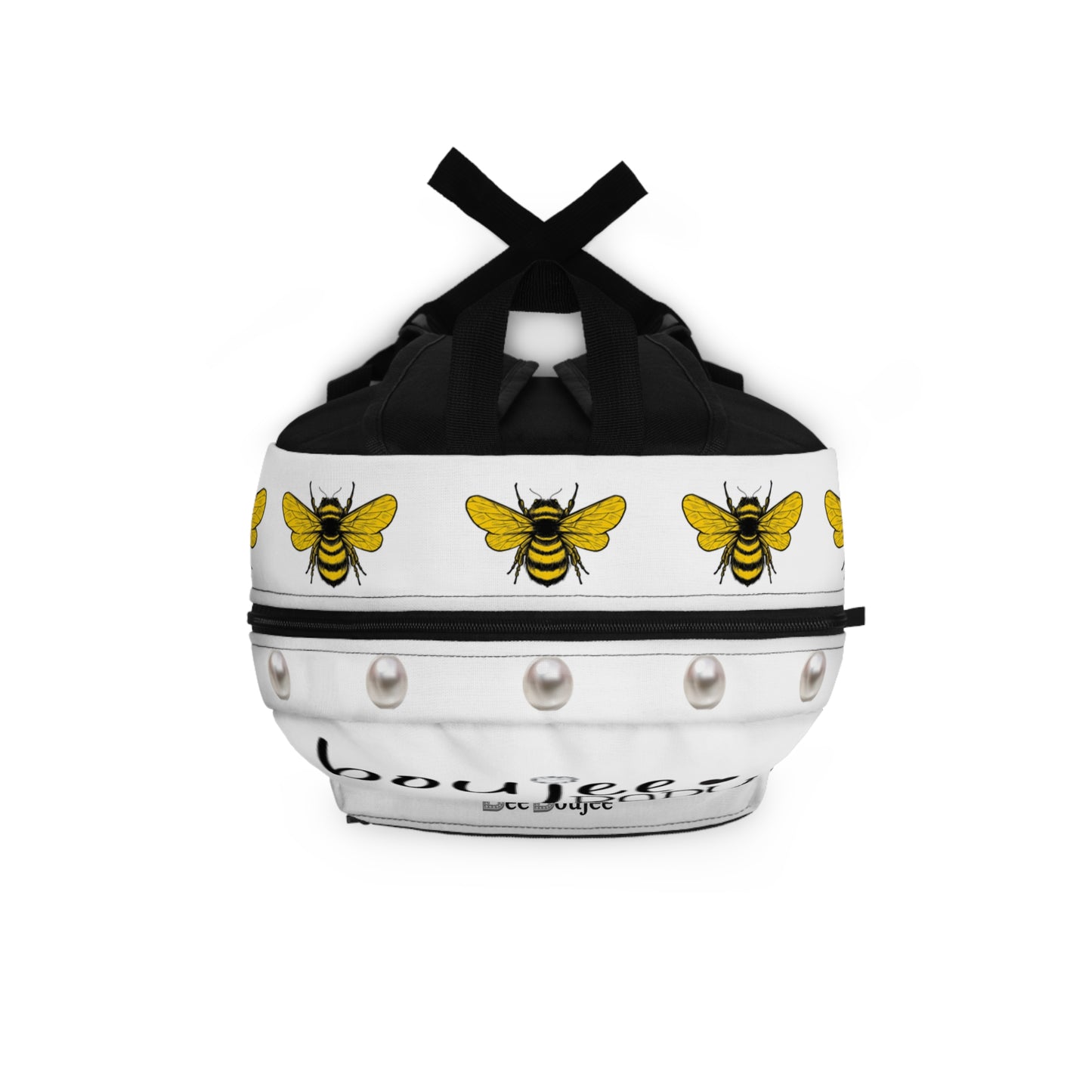 Boujee Baby PEARLS - Backpack WHITE