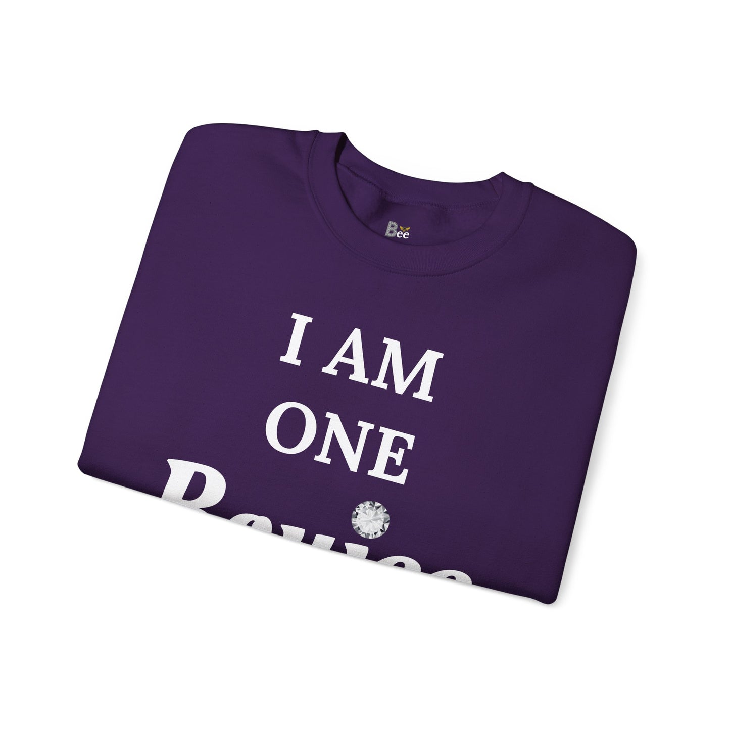 I Am One Boujee Bitch - Heavy Blend™ Dark Colors Crewneck Sweatshirt
