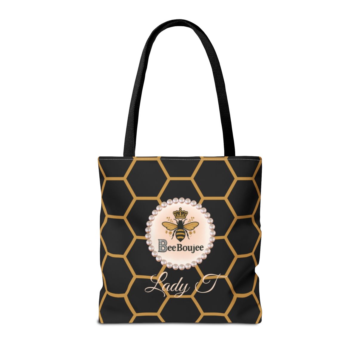 Personalized Bee Boujee Luxe Tote (Classic & Honeycomb Editions)