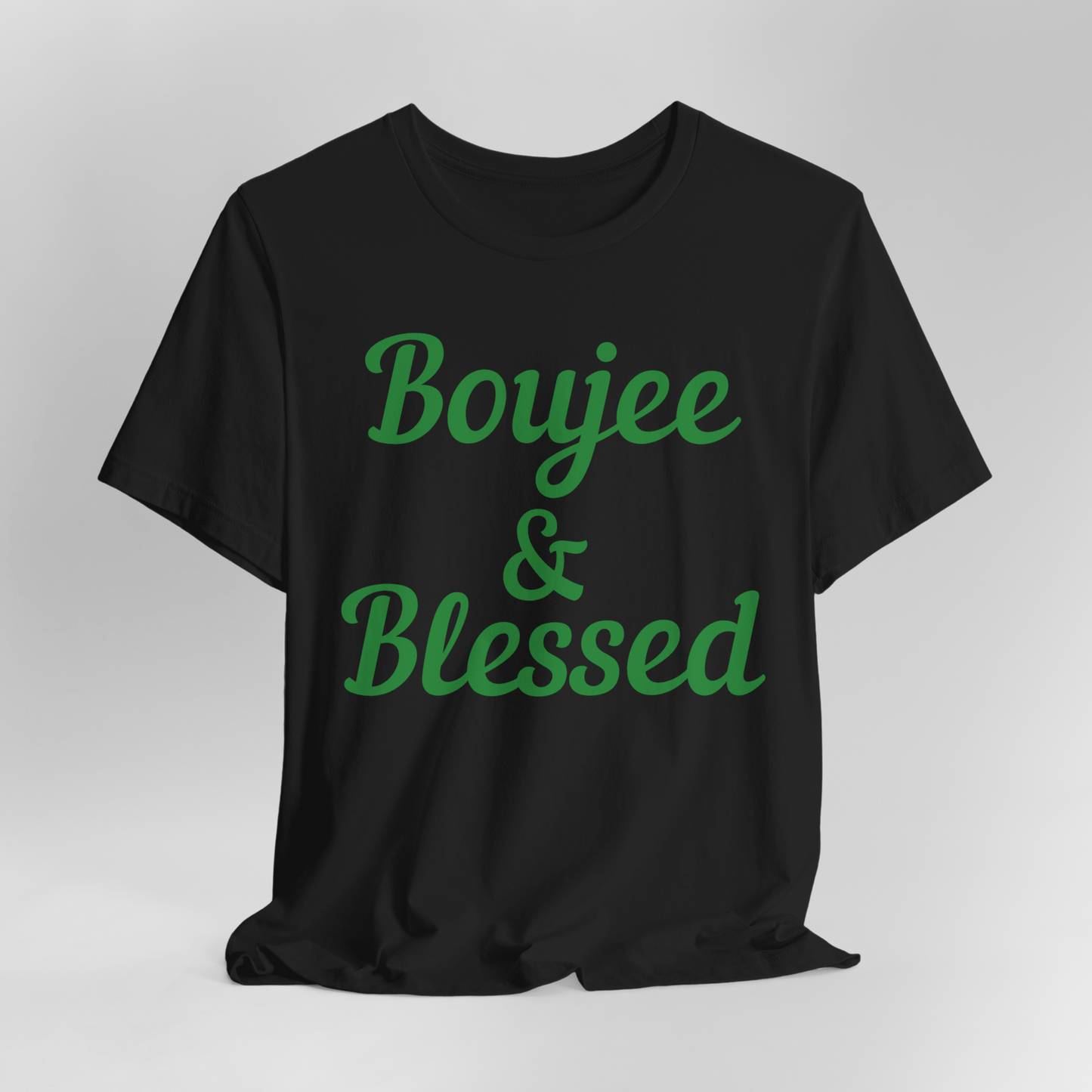 CUSTOMIZABLE Boujee & Blessed Jersey Tee