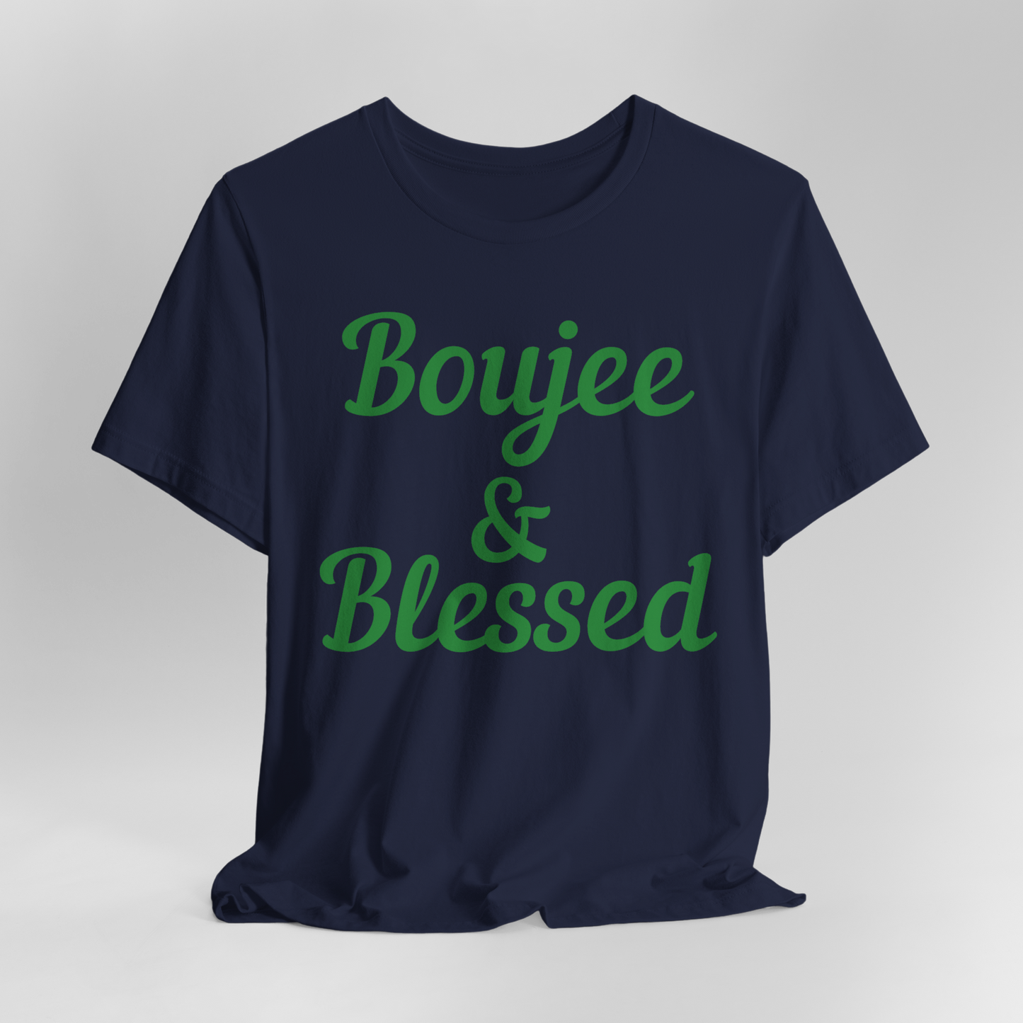 CUSTOMIZABLE Boujee & Blessed Jersey Tee