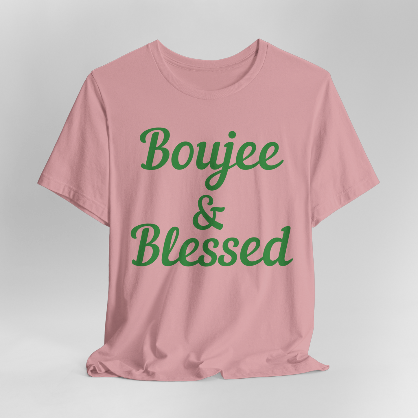 CUSTOMIZABLE Boujee & Blessed Jersey Tee