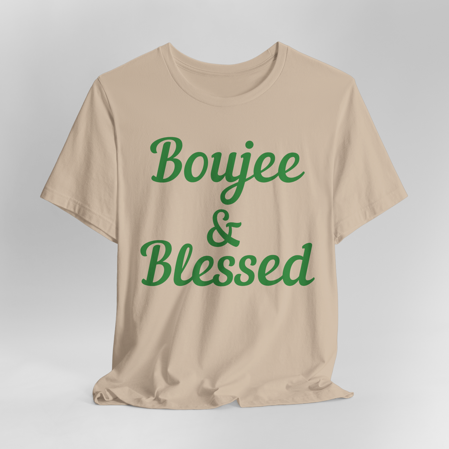 CUSTOMIZABLE Boujee & Blessed Jersey Tee