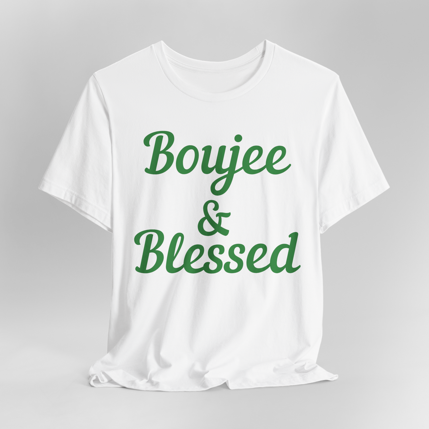 CUSTOMIZABLE Boujee & Blessed Jersey Tee