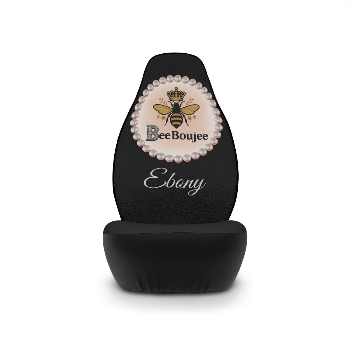 Personalized Bee Boujee Pearl-Emblem Car Seat Covers