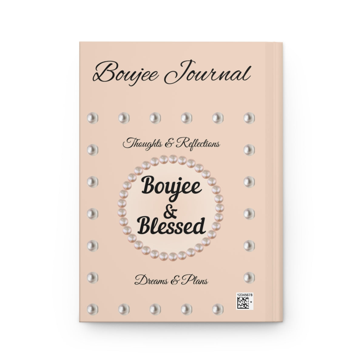 Personalized "Boujee & Blessed" Hardcover Journals (Matte & Honeycomb Editions)
