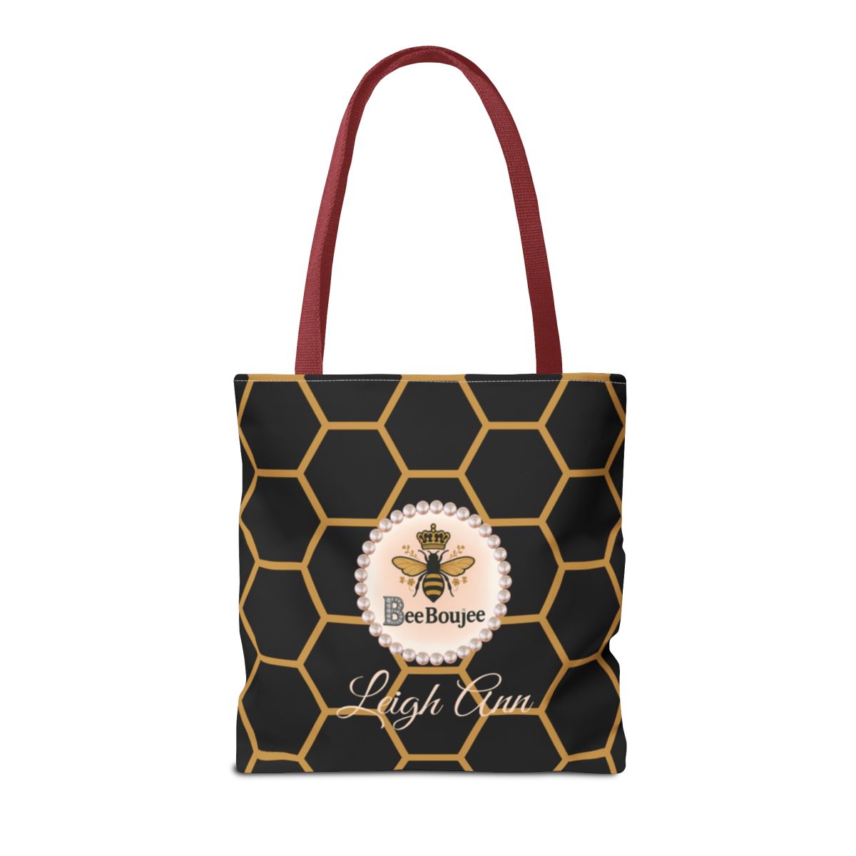 Personalized Bee Boujee Luxe Tote (Classic & Honeycomb Editions)