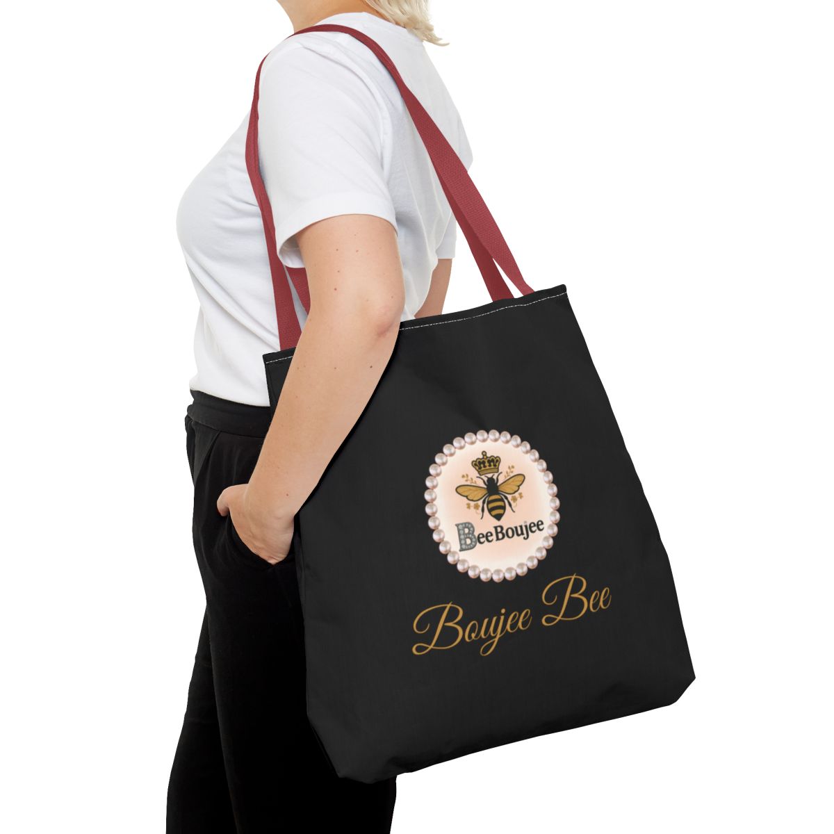 Personalized Bee Boujee Luxe Tote (Classic & Honeycomb Editions)