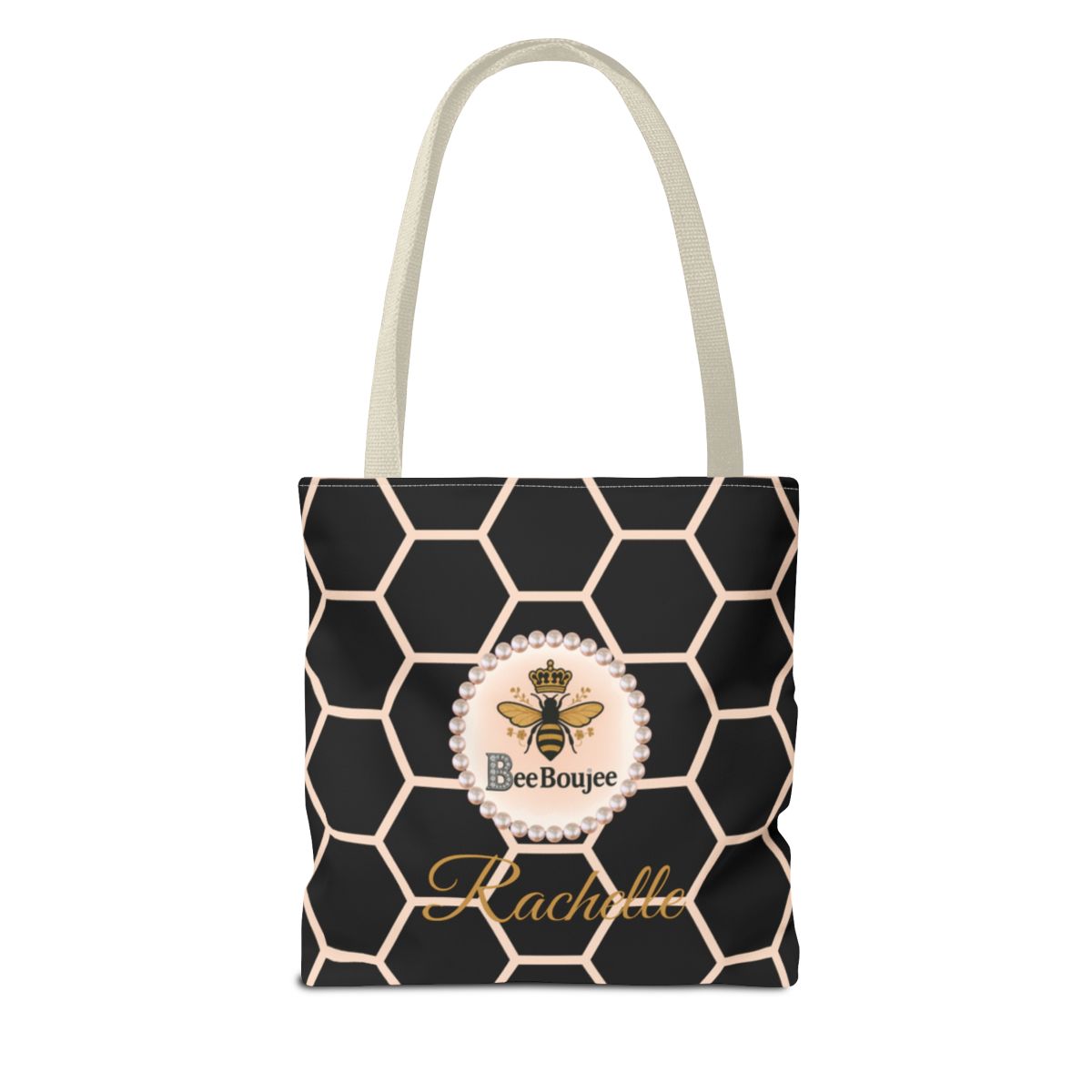 Personalized Bee Boujee Luxe Tote (Classic & Honeycomb Editions)
