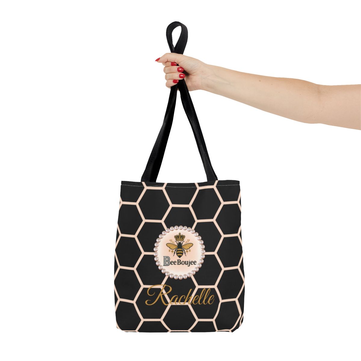 Personalized Bee Boujee Luxe Tote (Classic & Honeycomb Editions)