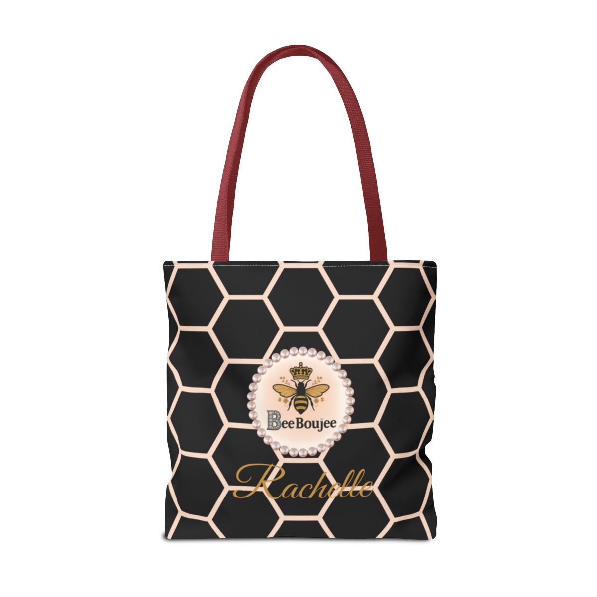 Personalized Bee Boujee Luxe Tote (Classic & Honeycomb Editions)