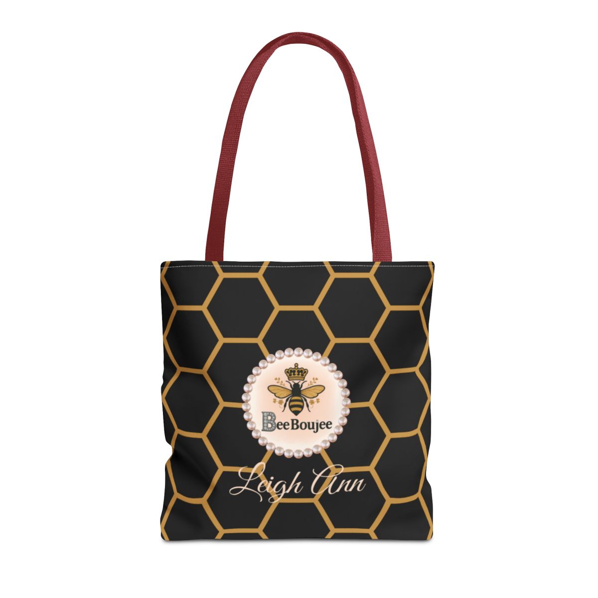 Personalized Bee Boujee Luxe Tote (Classic & Honeycomb Editions)