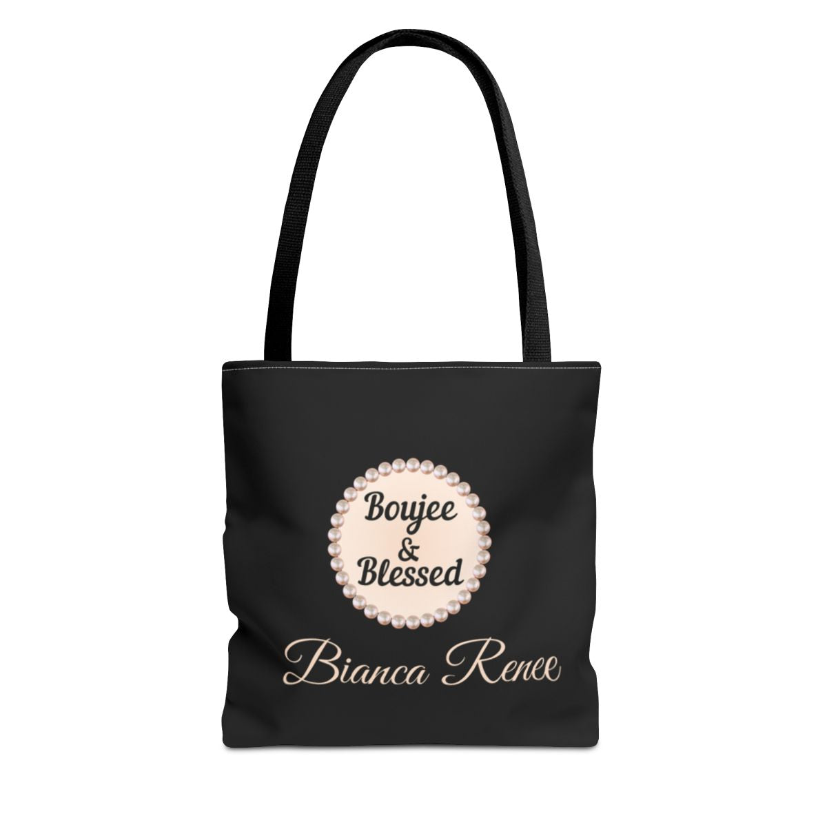 Personalized "Boujee & Blessed" Luxe Tote (Classic & Honeycomb Editions)