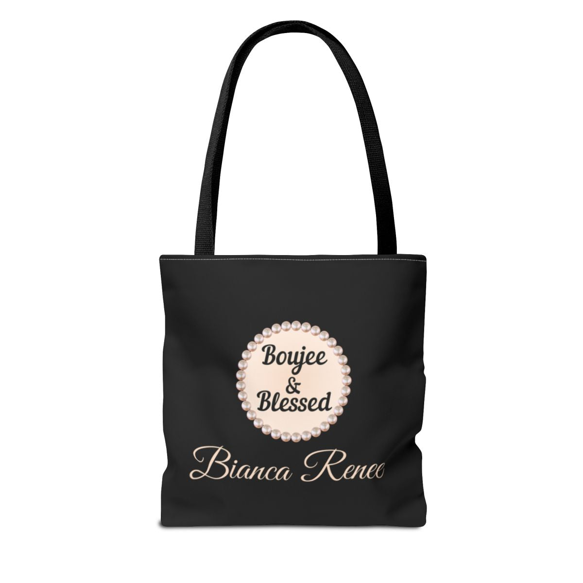 Personalized "Boujee & Blessed" Luxe Tote (Classic & Honeycomb Editions)