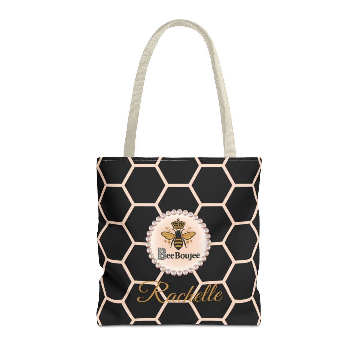 Personalized Bee Boujee Luxe Tote (Classic & Honeycomb Editions)