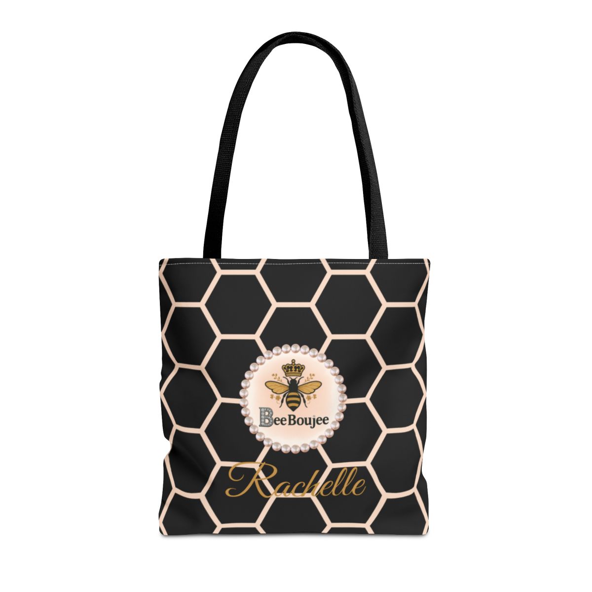 Personalized Bee Boujee Luxe Tote (Classic & Honeycomb Editions)