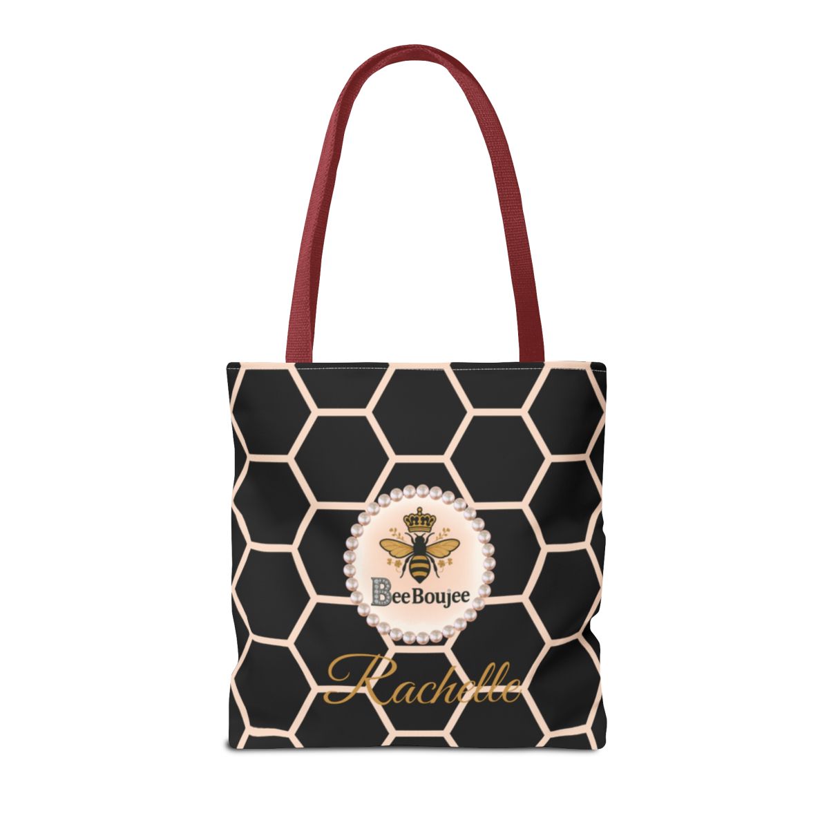 Personalized Bee Boujee Luxe Tote (Classic & Honeycomb Editions)