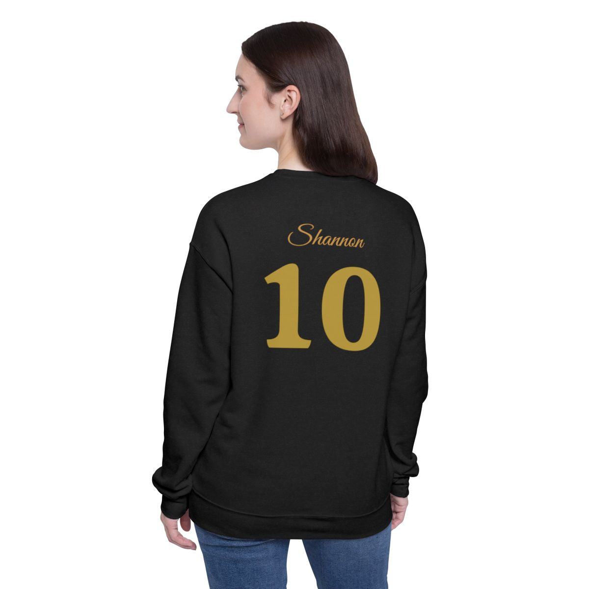 CUSTOMIZABLE "Bee" Boujee Pearl Emblem - Drop Shoulder Sweatshirt
