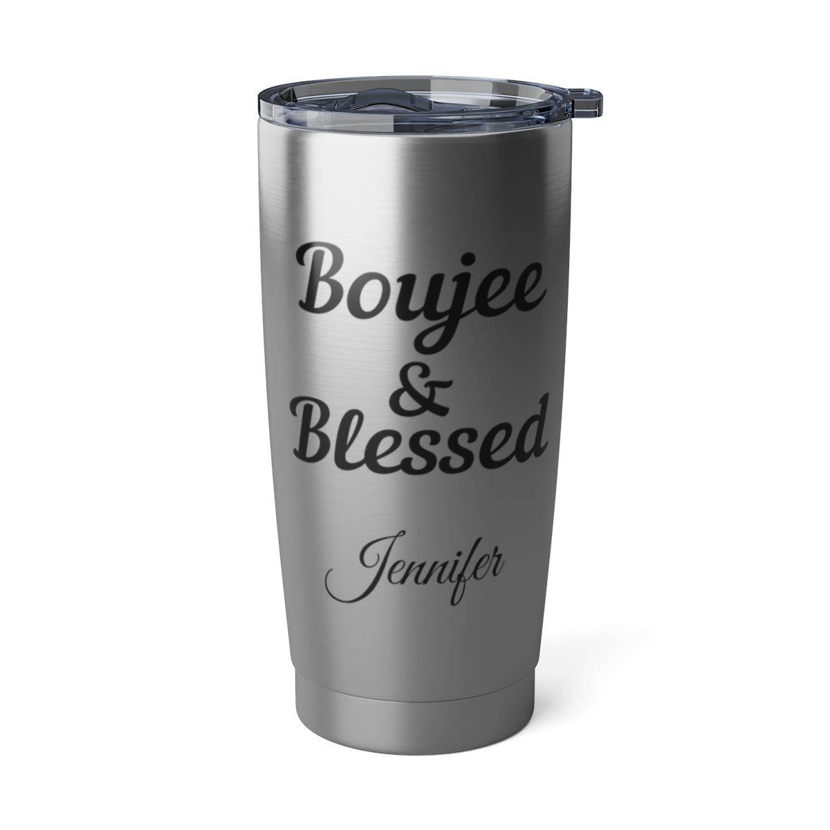 Personalized Boujee & Blessed 20 oz Insulated Travel Tumbler