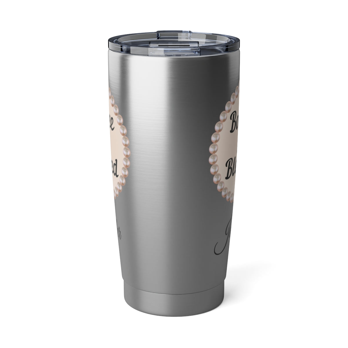 Personalized Boujee & Blessed 20 oz Insulated Travel Tumbler