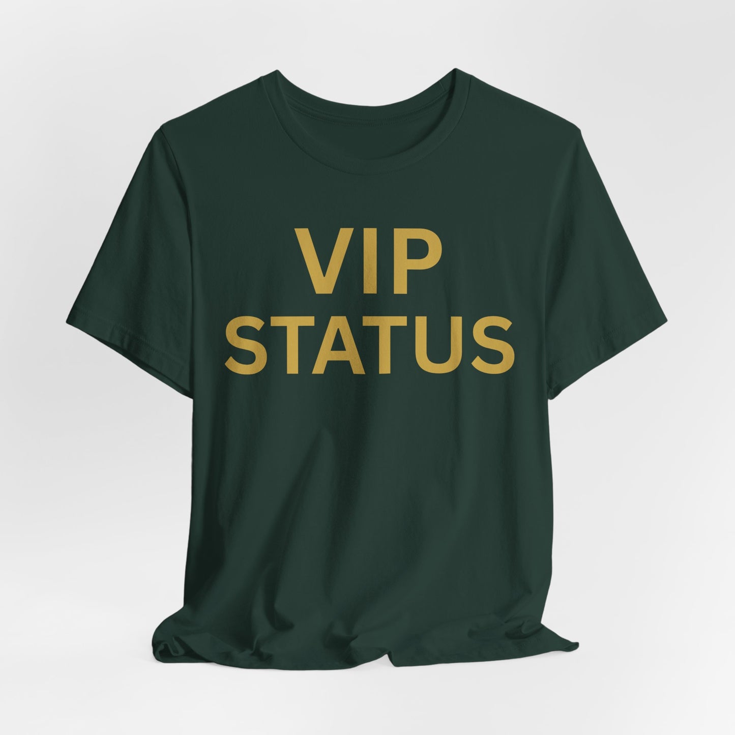 VIP STATUS Tee — Luxe Minimalist Statement