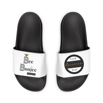 Bee Boujee - WHITE Women's Removable-Strap Sandals