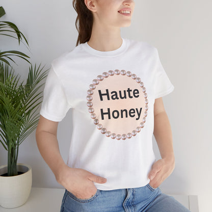 Haute Honey Pearl-Framed Luxe Tee