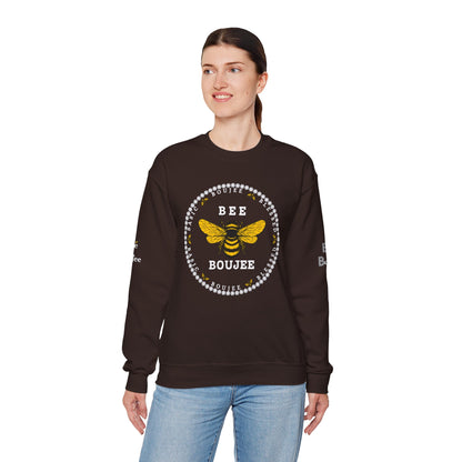 Basic Boujee Blessed - Heavy Blend™ Dark Colors Crewneck Sweatshirt