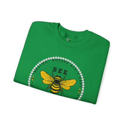"Beeing" Boujee Ain't Easy - Heavy Blend™ Light Colors Crewneck Sweatshirt
