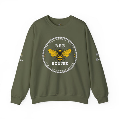 I'm One Boujee Bitch - Heavy Blend™ Dark Colors Crewneck Sweatshirt