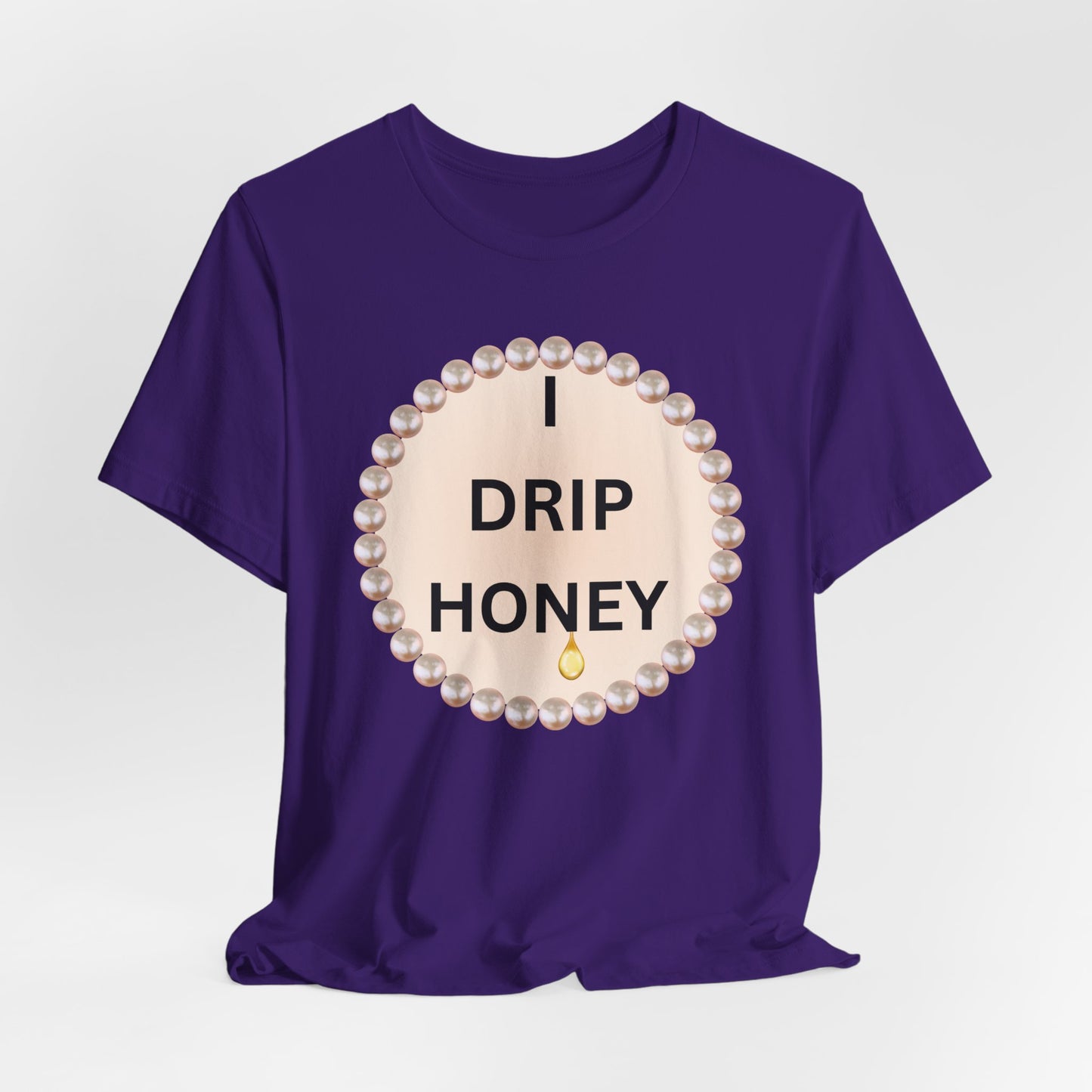 I Drip Honey Pearl-Framed Luxe Tee