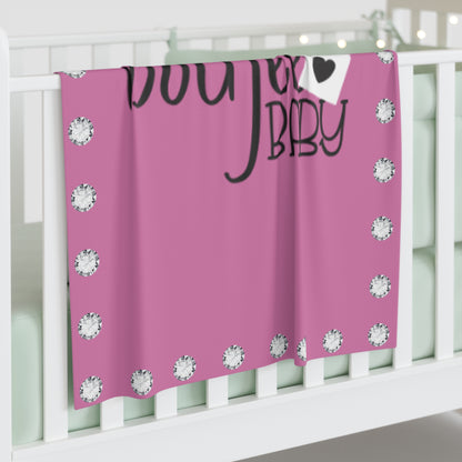 Boujee Baby - Swaddle Blanket PINK
