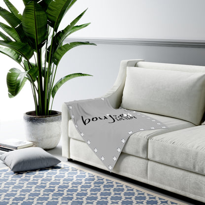 Boujee Baby - Swaddle Blanket LIGHT GREY