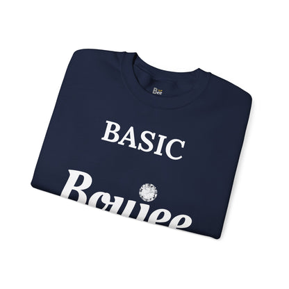 Basic Boujee Blessed - Heavy Blend™ Dark Colors Crewneck Sweatshirt
