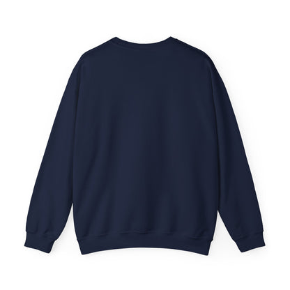 Bee Boujee - Boujee Smiley Face Turquoise in Pearls Heavy Blend™ Dark Colors Crewneck Sweatshirt