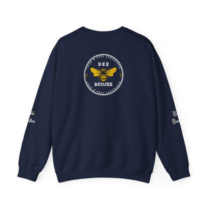 All That + Extra = Boujee - Heavy Blend™ Dark Colors Crewneck Sweatshirt