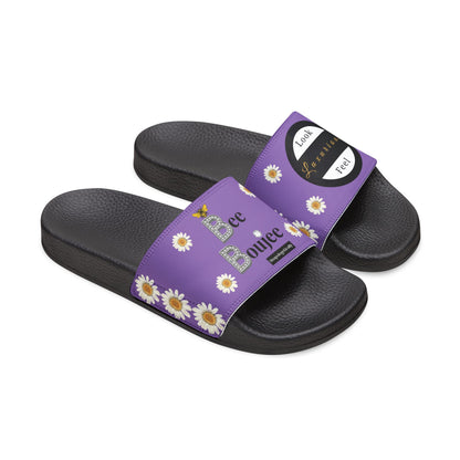 Bee Boujee - LIGHT PURPLE Flowers Women's Removable-Strap Sandals