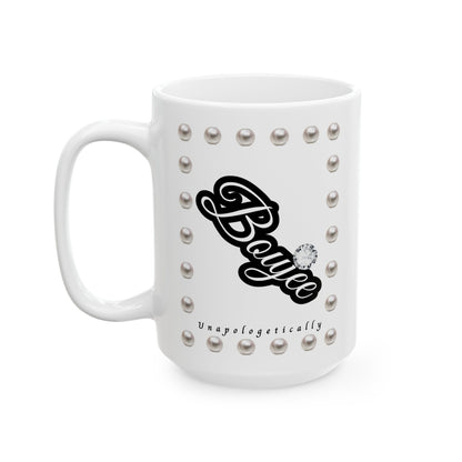 Boujee in Pearls - Mug WHITE 15oz