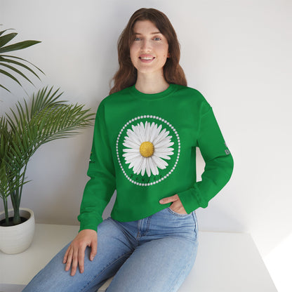 Boujee Daisy - Heavy Blend™ Light Colors Crewneck Sweatshirt
